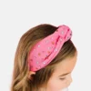 Sweet Wink Raspberry Rhinestone Headband
