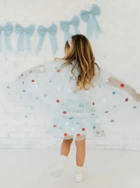 Sweet Wink Sequin Stars Cape
