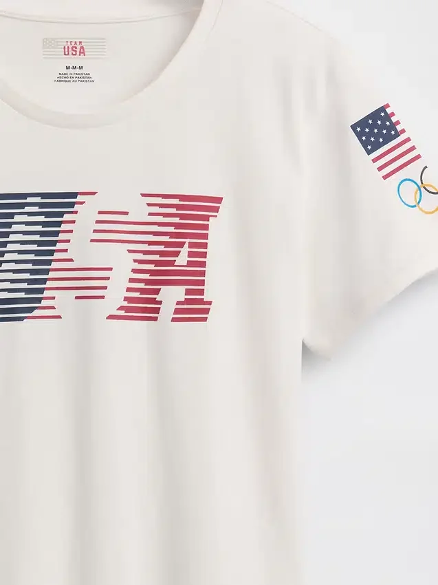 Team Usa Crop T-Shirt