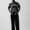 Textured Linen-Cotton Shirt