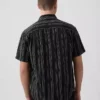 Textured Linen-Cotton Shirt
