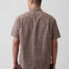 Textured Linen-Cotton Shirt