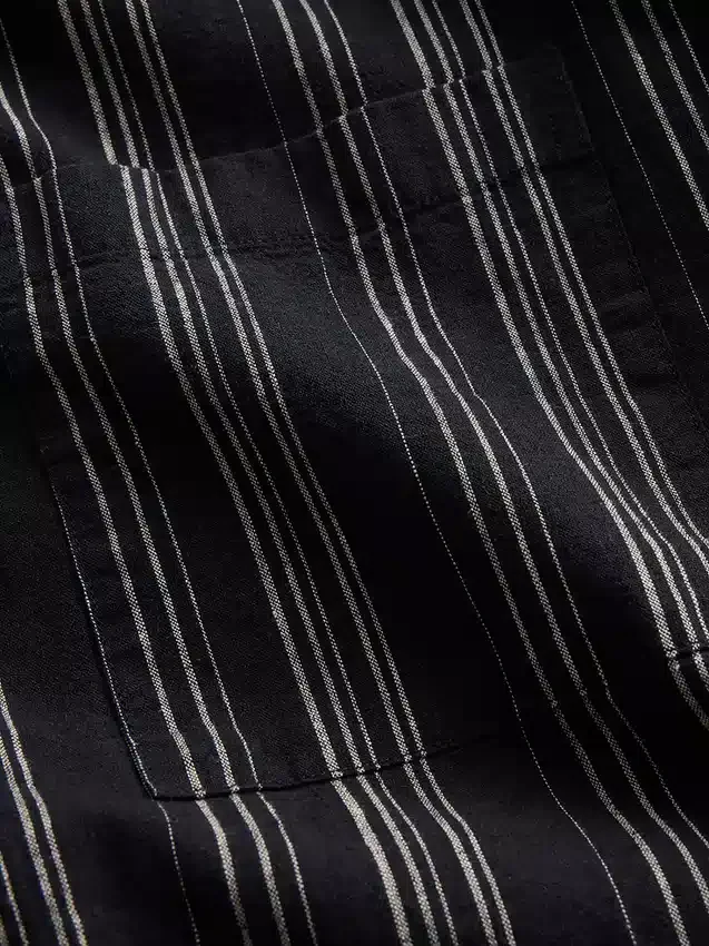 Textured Linen-Cotton Shirt