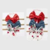 The Cherry Headband Bow Set