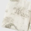 The Gilded Bird Safari Toile Bamboo Baby Blanket