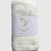The Gilded Bird Safari Toile Bamboo Baby Blanket