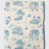 The Gilded Bird Spring Toile Quilted Playmat