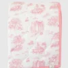 The Gilded Bird Spring Toile Quilted Playmat