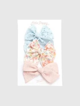 The Hannah Bow Clip Set