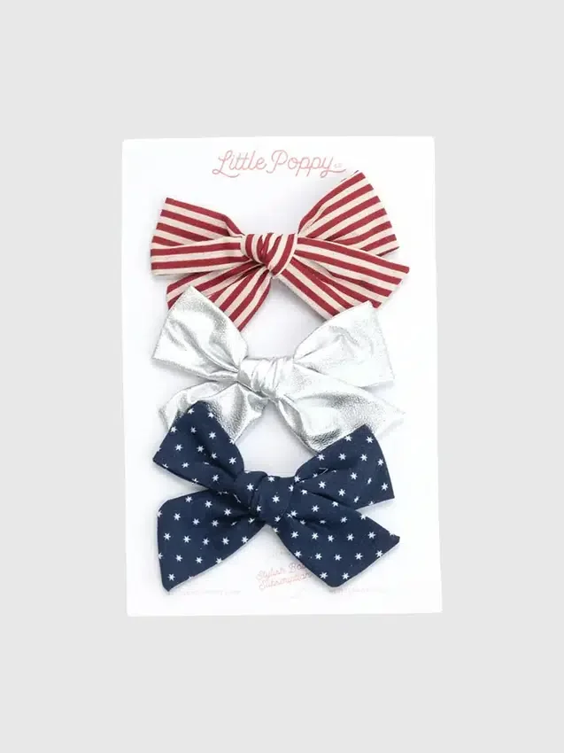 The Lauren Bow Clip Set