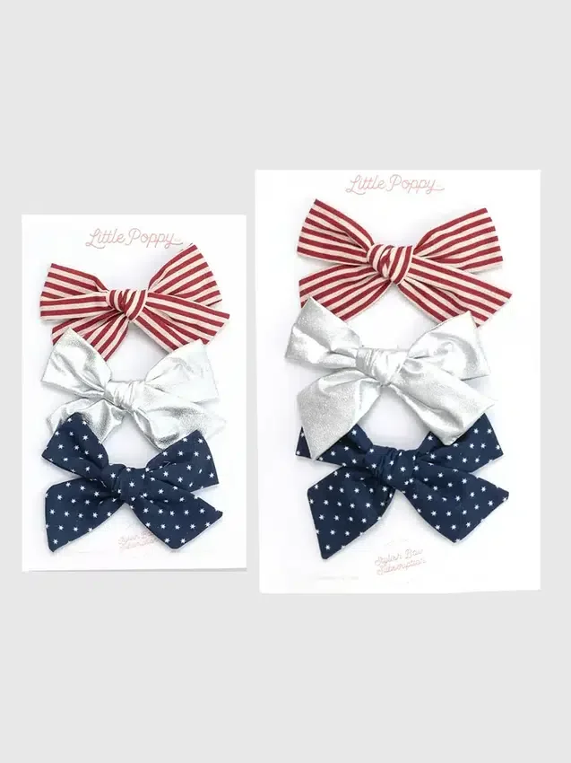 The Lauren Bow Clip Set