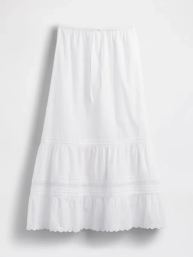 Tiered Easy Maxi Skirt