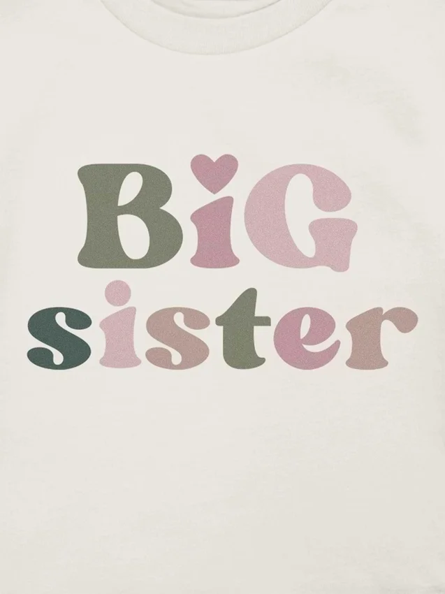 Toddler Big Sister Graphic T-Shirt