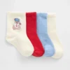 Toddler Brannan Bear Americana Crew Socks (4-Pack)