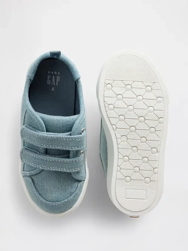 Toddler Canvas Denim Sneakers