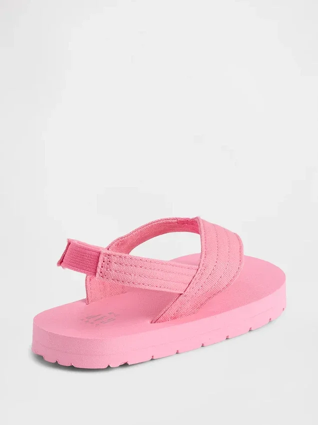 Toddler Canvas Flip Flops