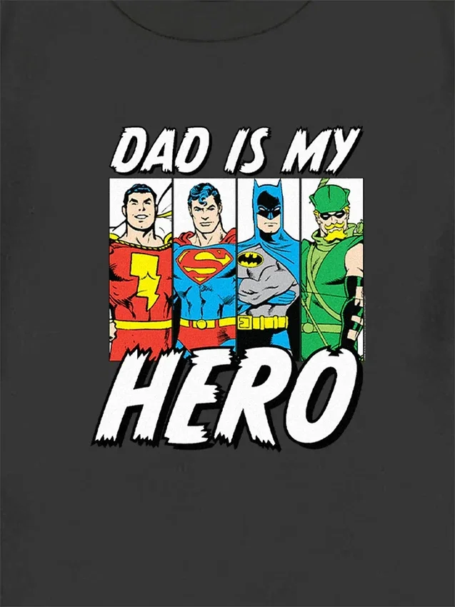Toddler Dc Comics Justice League Hero Dad Graphic Tee