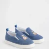 Toddler Denim Brannan Bear Slip-On Sneakers
