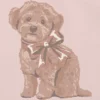 Toddler Doggie Bow Graphic T-Shirt