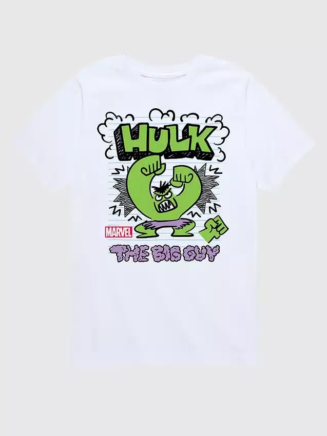 Toddler Marvel the Incredible Hulk Doodle Short Sleeve Graphic Tee