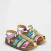 Toddler Metallic Fisherman Sandals