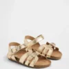 Toddler Metallic Strap Sandals