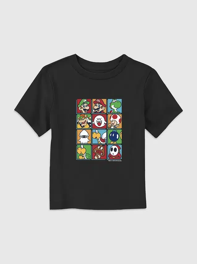 Toddler Nintendo Character Box up Graphic T-Shirt