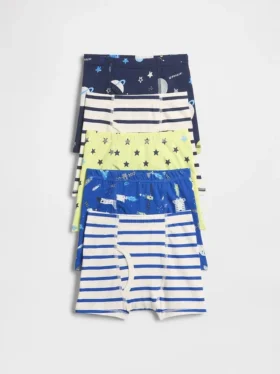 Toddler Organic Stretch Cotton Boxer Briefs (5-Pack)