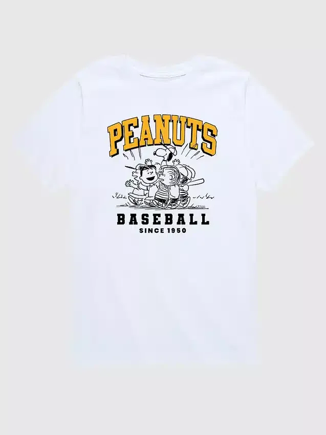 Toddler Peanuts Baseball Short Sleeve Tee