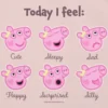 Toddler Peppa Pig Moods Graphic T-Shirt