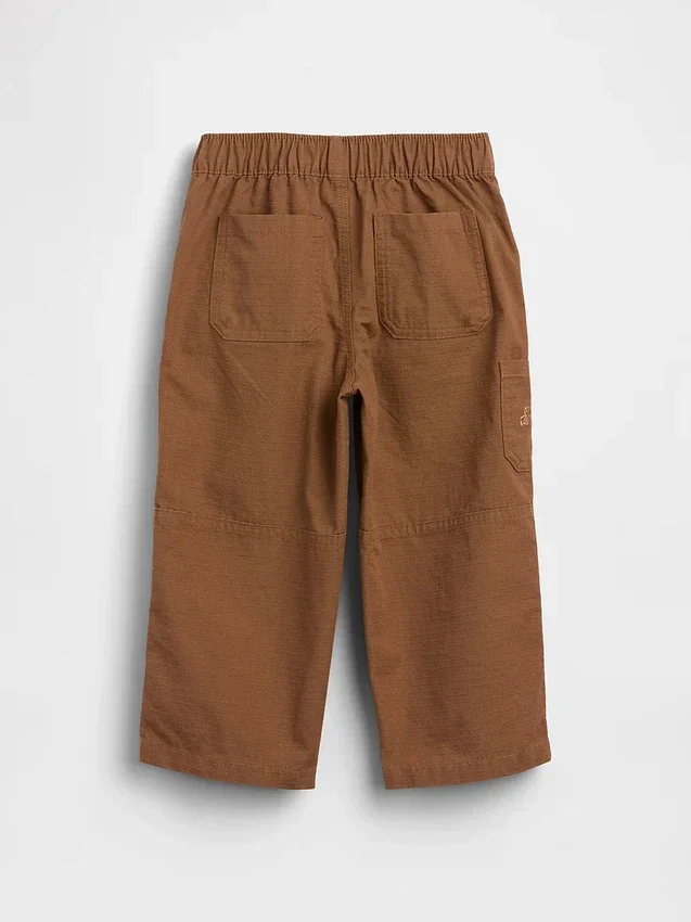 Toddler Pull-On Baggy Double-Knee Carpenter Pants