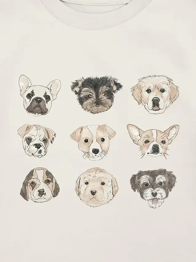 Toddler Puppy Assortment Graphic T-Shirt