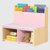 Toddler Reading Nook with Padded Bench