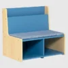 Toddler Reading Nook with Padded Bench