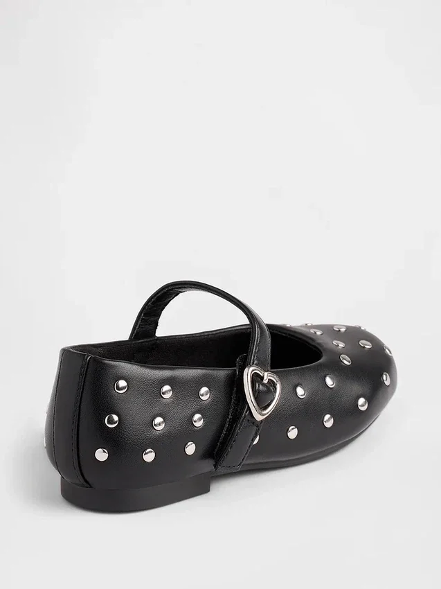 Toddler Studded Mary Jane Flats