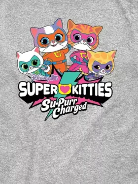 Toddler Super Kitties Logo Short Sleeve Graphic T-Shirt