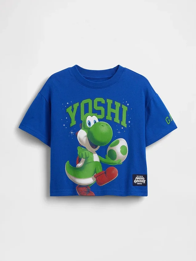Toddler Super Mario Oversized Graphic T-Shirt