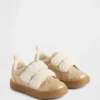 Toddler Vegan Fur Glitter Sneakers