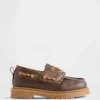 Toddler Vegan Leather Boat Shoes