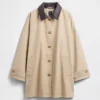 Twill Oversized Trench Coat