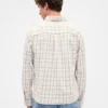 Twill Straight-Hem Shirt