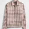 Twill Straight-Hem Shirt