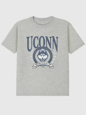 Uconn Laurel Crest Graphic T-Shirt
