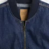 Ultrasoft Denim Bomber Jacket
