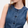 Ultrasoft Denim Longline Vest