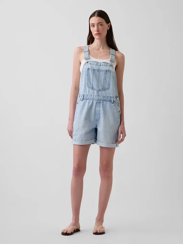 Ultrasoft Denim Loose Shortalls