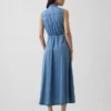 Ultrasoft Denim Maxi Shirtdress