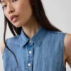 Ultrasoft Denim Maxi Shirtdress
