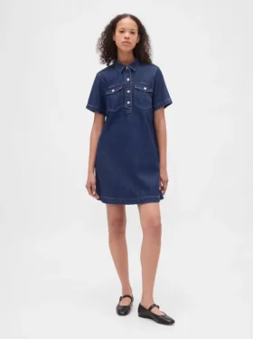 Ultrasoft Denim Mini Dress