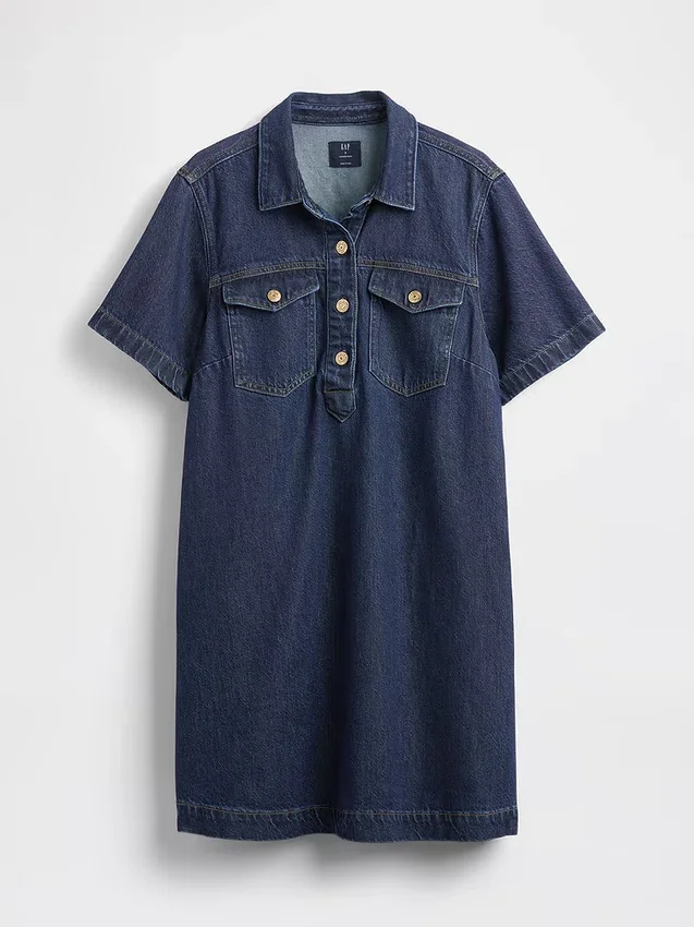 Ultrasoft Denim Mini Dress